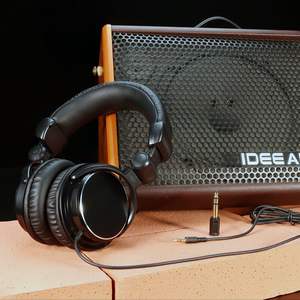 <span class=keywords><strong>Casque</strong></span> DJ Pliable Supra-Auriculaire Cool avec Plaque Métallique, Adaptateur 6.35, <span class=keywords><strong>Casque</strong></span> Moniteur de Studio Professionnel <span class=keywords><strong>Filaire</strong></span> Interface 3.5mm IPX-4 - Product Image 6