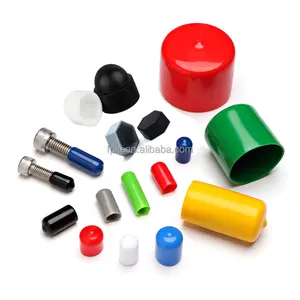 Plastic Pvc Rubber Schede Cilinder Cover Rubber Plug Caps Schroefdraad Bescherming Mouw Cap Rubber Cap