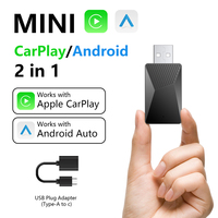 Rhythm Wireless CarPlay Adapter Android Auto BT Dongle para la pantalla del tablero del vehículo con actualización OTA y sin demora