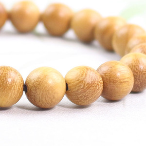 Bracelet en bois de santal 8 mm, perles en bois à brin unique, unisexe, à porter au quotidien, bijoux culturels - Product Image 2