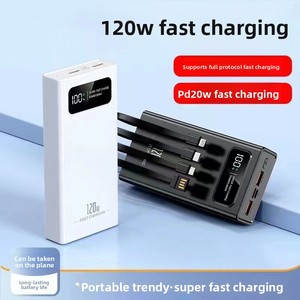 <span class=keywords><strong>Batterie</strong></span> <span class=keywords><strong>externe</strong></span> PVC 120W 20000mAh, chargeur de secours portable haute <span class=keywords><strong>capacité</strong></span> avec port USB-A, charge rapide - Product Image 3