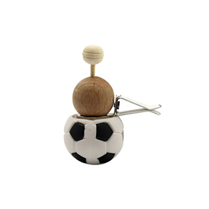 Empty 5 ml Football Shape Glass Liquid <strong>Diffuser</strong> Bottles with <strong>Vent</strong> <strong>Clip</strong> for Car Air Freshener Long Lasting Scent - Product Image 2