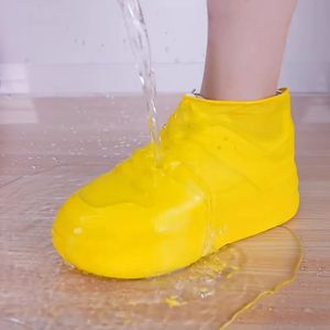 Cubierta de zapatos de lluvia de látex para exteriores duradera gruesa Unisex plegable antideslizante impermeable - Product Image 3