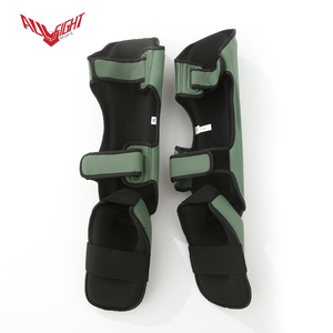 Protège-tibias durables ALLFIGHT 2026 pour adultes, couches de PU, autocollants, tailles S-XL, pour le combat - Product Image 3