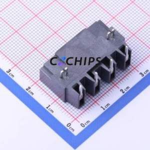 JL9EDGRC-75004B01 Plug-in Terminal Block Bent Lead Through Hole,P=7.5mm Board-to-Board / Socket - Closed 1x4P 7.5mm Black - Product Image 2