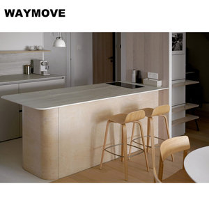 Mueble de Despensa Moderno WAYMOVE con Panel de Puerta de Acrílico Lacado, Grifo, Fregadero y Accesorios para Cocina Exterior, <span class=keywords><strong>Isla</strong></span> de Barbacoa, <span class=keywords><strong>Apartamentos</strong></span> - Product Image 4