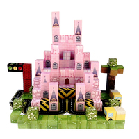 Mine World Craft - Blocs de construction magnétiques carrés pour enfants - Matériel ABS certifié EN71 - Ensembles de 100 pièces