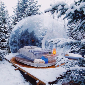 Tente bulle gonflable transparente en PVC, résistante aux UV et à l'eau, pour camping extérieur, vente en gros d'usine, personnalisable - Product Image 3