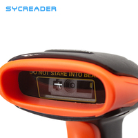 Lector de código de barras, lector de código de barras inalámbrico con cable USB, 1D, 2D, QR, precio más barato