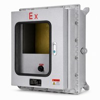 Boîtier de distribution antidéflagrant IP65 IP66 avec panneau de commande de disjoncteur, en alliage d'aluminium, pour la distribution d'énergie industrielle