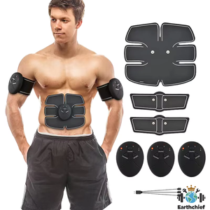 Electroestimulador Abdominal Inalámbrico USB de Yiwu, Cinturón Electroestimulante para Músculos Abdominales, Producto Inteligente para Fitness - Product Image 1
