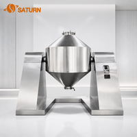 Mélangeur à tambour automatique multifonctionnel en acier inoxydable de qualité alimentaire SATURN avec capacité de chauffage 20-200L et moteur 220V