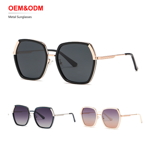 Gafas de sol polarizadas de moda y adecuadas para fotografía de calle hechas de metal Nuevo estilo de moda para mujer - Product Image 1