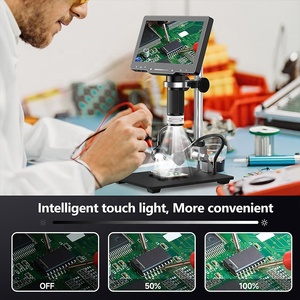 Microscopio Electrónico Microlong LP070 4K, Cámara de 48MP, Pantalla IPS de 7 Pulgadas, Aumento de 1500X, Tarjeta TF de 32GB, USB, Iluminación LED Monocular - Product Image 6