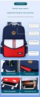 Sac à dos scolaire unisexe en PVC pour enfants et étudiants, antivol, imperméable, grande capacité, léger, avec fermeture éclair