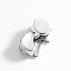 Mignon Gentleman Chat Perles Authentique 925 Sterling Silver Animal <span class=keywords><strong>Charm</strong></span> pour Reflexions Bracelets Femmes Fabrication de Bijoux Accessoires - Product Image 4