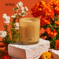 Bougie parfumée NOVA Luxury Soy Coconut Wax |   Barres d'aromathérapie artisanales de qualité supérieure, 100% biologiques, longue durée, pour Thanksgiving et Diwali