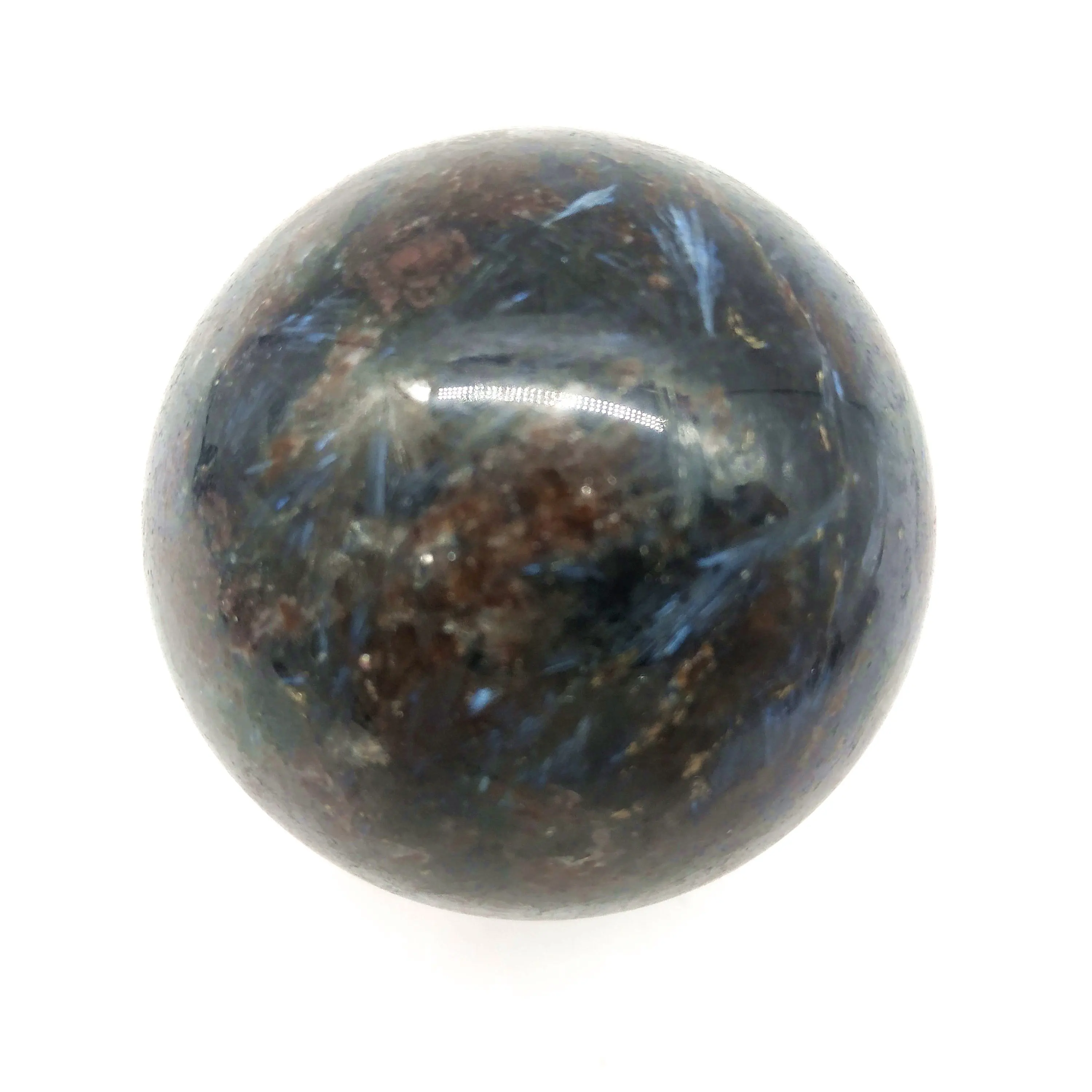 Оптовая продажа, хрустальный шар, фейерверк, камень, натуральный астрофиллит, кварцевый кристалл, Сферический шар