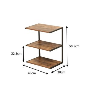 Estante arqueado montado en la pared <span class=keywords><strong>para</strong></span> almacenamiento en el hogar, muebles de <span class=keywords><strong>cocina</strong></span> de madera de plástico y soporte de libros <span class=keywords><strong>para</strong></span> estantes de pared de <span class=keywords><strong>cocina</strong></span> - Product Image 6