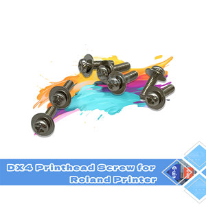 สกรูหัวพิมพ์โรแลนด์ Dx4 - สกรูโลหะแข็งแรงทนทานสำหรับเครื่องพิมพ์อิงค์เจ็ทที่ใช้หมึกโซลเวนท์ ดีไซน์ใหม่ - Product Image 4