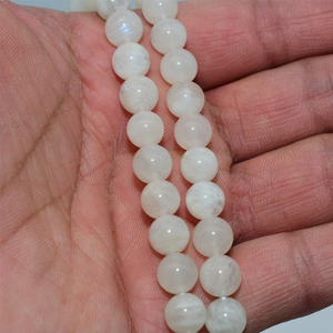 Cuentas Sueltas de Piedra Lunar Natural de Alta Calidad de 4/6/7/8/10/12 mm, Seguro Comercial - Product Image 2
