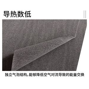 Feuille de caoutchouc NBR sur mesure, mousse noire pour isolation thermique et ignifugation - Product Image 4