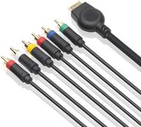 Premium High Resolution HDTV Component RCA Audio Video Cable für Sony PS3 und PS2 Gaming Console