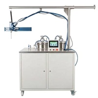 Système automatique vertical de mélange et de moulage d'adhésifs AB, machine de distribution de précision sous vide pour silicone liquide et caoutchouc