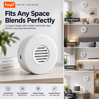 Sirène Intérieure Intelligente Tuya WiFi Zigbee HC-109WF, Alarme Sonore et Lumineuse 105 dB pour Système d'Automatisation de Sécurité Domestique Intelligente