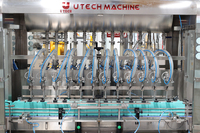 Machine automatique de remplissage, de bouchage et d'étiquetage de bouteilles en plastique de 2 L pour détergent à lessive