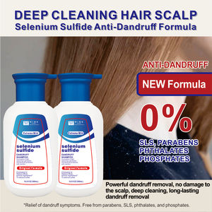 Shampoo Antiforfora 500ml con Olio <span class=keywords><strong>di</strong></span> Argan e <span class=keywords><strong>Solfuro</strong></span> <span class=keywords><strong>di</strong></span> <span class=keywords><strong>Selenio</strong></span> 5in1 Idratante Rimozione Olio Fragranza Leggera Pulizia Profonda del Cuoio Capelluto - Product Image 3