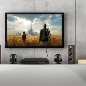 Los mejores mini reproductores de <span class=keywords><strong>CD</strong></span> domésticos incluyen material plástico con control remoto para uso doméstico-Reproductores de DVD y VCD - Product Image 6