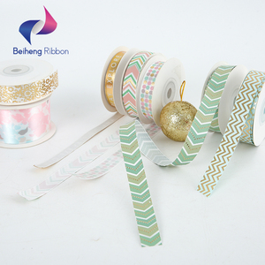 Rollo de cinta de satén rosa suave para regalo de Navidad, buena calidad - Product Image 3