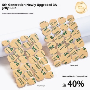 Pegatinas Adhesivas <span class=keywords><strong>para</strong></span> <span class=keywords><strong>Uñas</strong></span> <span class=keywords><strong>Postizas</strong></span>, Pegamento en Gel <span class=keywords><strong>para</strong></span> Puntas de <span class=keywords><strong>Uñas</strong></span>, Cinta Adhesiva de Doble Cara, Resistente al Agua, Transparente, Extra Fuerte, Extra Grande - Product Image 4