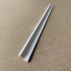 White Primed Pine Concave Channel Wood Moulding For Wall <b>Ceiling</b> Transition Hotel Villa Apartment Renovation Bulk Order Supplier - Product Image 3