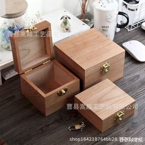 Boîte de rangement pour bijoux en bois avec tiroir et serrure pour l'organisation du bureau, emballage cadeau, Comté de Cao, Shandong - Product Image 4