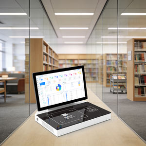 Stasiun Kerja Layanan Pustakawan Perpustakaan Untuk Layanan Buku di Meja Depan, Pendaftaran Pembaca, dan Pemrosesan Kartu Perpustakaan - Product Image 1