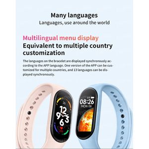 <span class=keywords><strong>Smart</strong></span> Band M7 Bracelet Bracelet Fitness Tracker Pression Artérielle Fréquence Cardiaque Moniteur de Pression Artérielle Étanche Montre Intelligente <span class=keywords><strong>M8</strong></span> - Product Image 2