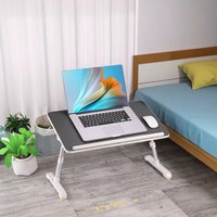 Petit bureau d'étude pliable en métal avec tiroir, table relevable pour ordinateur portable, table de dortoir, table à manger, meubles de chambre à coucher
