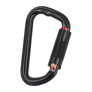 Vente en gros Nouveau mousqueton d'escalade en aluminium 30KN 3T crochet mousqueton à verrouillage par torsion pour antichute - Product Image 3