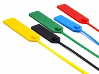 Label dasi kabel Nfc Rfid kustom dicetak mengunci sendiri pita Zip plastik Rfid antihilang Label dasi kabel nilon