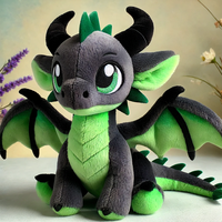 Jouet de mascotte en peluche de dragon personnalisé fait à la main ODM cadeau d'animal en peluche personnalisé pour les amis et la compagnie