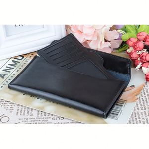Cartera de Cuero Suave para Mujer, Estilo Sobre, Delgada, con Solapa, Ranuras Grandes para Tarjetas, Bolso Elegante para Compras y Viajes - Product Image 2