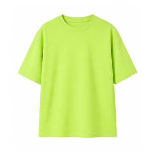 Custom Heavyweight 100% Cotton T Shirt OEM ODM Oversized Unisex Crew Neck Blank Short Sleeve <b>Tee</b> with Logo - Product Image 1