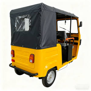 Taxi a corpo aperto Triciclo elettrico a 3 ruote passeggeri uso <span class=keywords><strong>5</strong></span> posti stile <span class=keywords><strong>Tuk</strong></span> <span class=keywords><strong>Tuk</strong></span> Bajaj con tetto Triciclo elettrico - Product Image 2