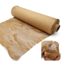 Papier d'emballage écologique en nid d'abeille Papier kraft en nid d'abeille 100% Emballage compostable biodégradable recyclable Couverture en nid d'abeille