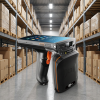 Lecteur RFID UHF Android portable DT50U, scanner de codes-barres 1D/2D, ordinateur mobile industriel robuste étanche IP65, 5,7 pouces, 4 Go, en stock