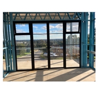 Puertas Francesas Abatibles de Vidrio Templado Doble Low-e, con Entrada de Estilo Swing, Color y Tamaño Personalizados de Fábrica