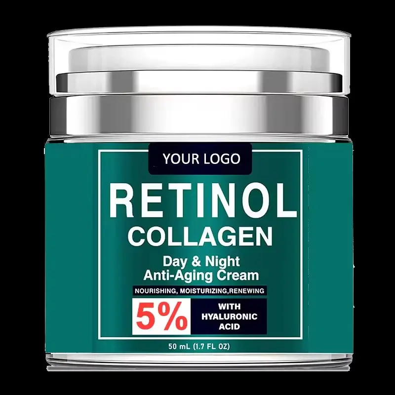 Custom il tuo Logo lozione idratante nutriente crema idratante rassodante collagene retinolo giorno e notte crema anti-invecchiamento per gli uomini e le donne