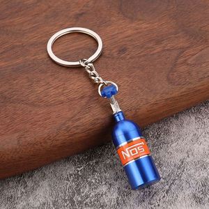 Creative Three-Dimensional Modification Car <b>Nos</b> Nitrogen Decoration Gas Cylinder Metal Keychain - Product Image 5